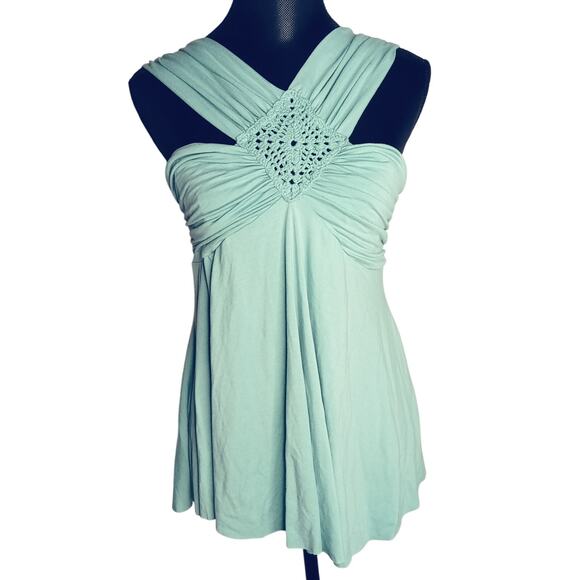 Robert Rodriguez Sea Green Sleeveless Summer Top (NWT) - L - Picture 1 of 5